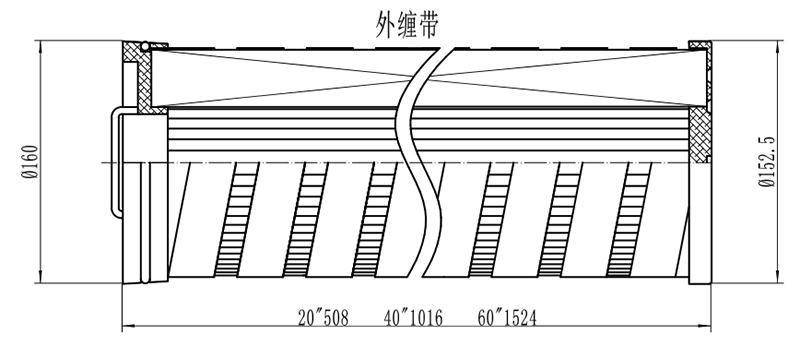 pall水滤芯外缠带图